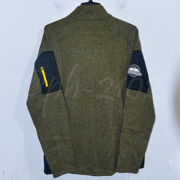 GREEN ( Olive) NWT Spyder Men's Fleece Empire - Picture 7 of 9